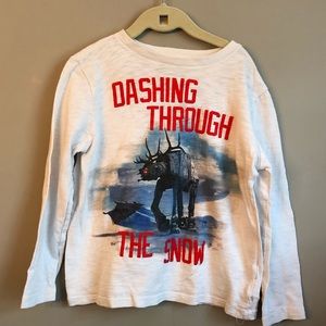 GAP X STAR WARS holiday At-At long sleeve